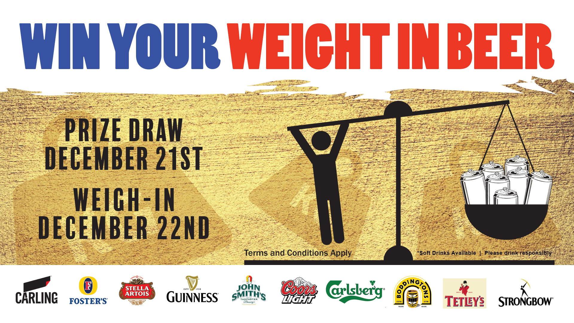 Win your weight in Beer