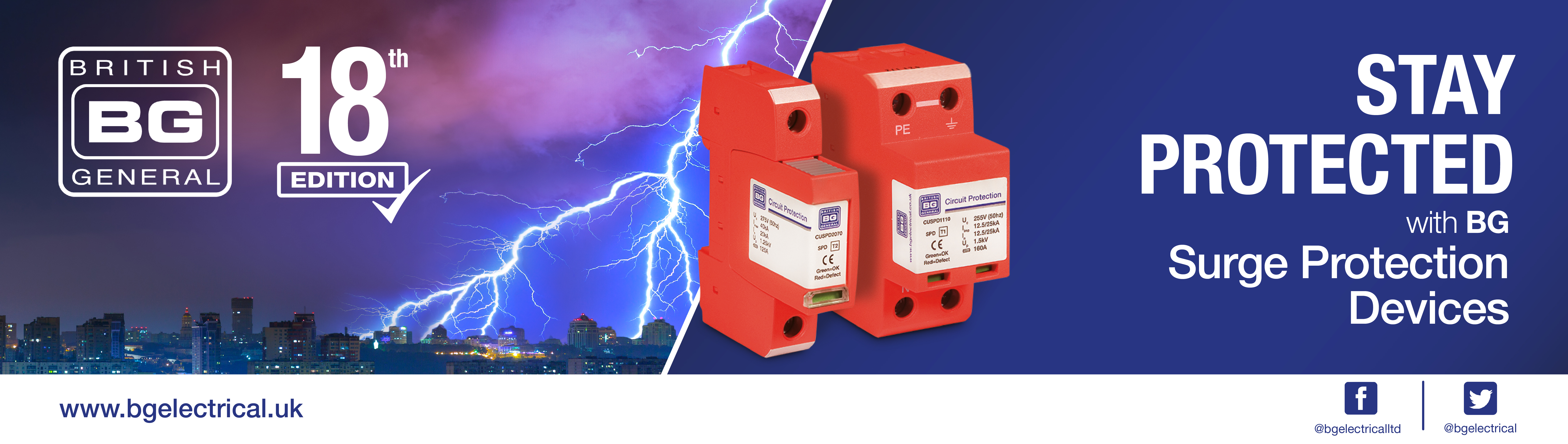 LEW Surge Protection Web banner 3600×1020 (1) BG Electrical SPD Advert