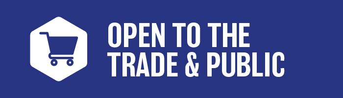 Open to the trade & public